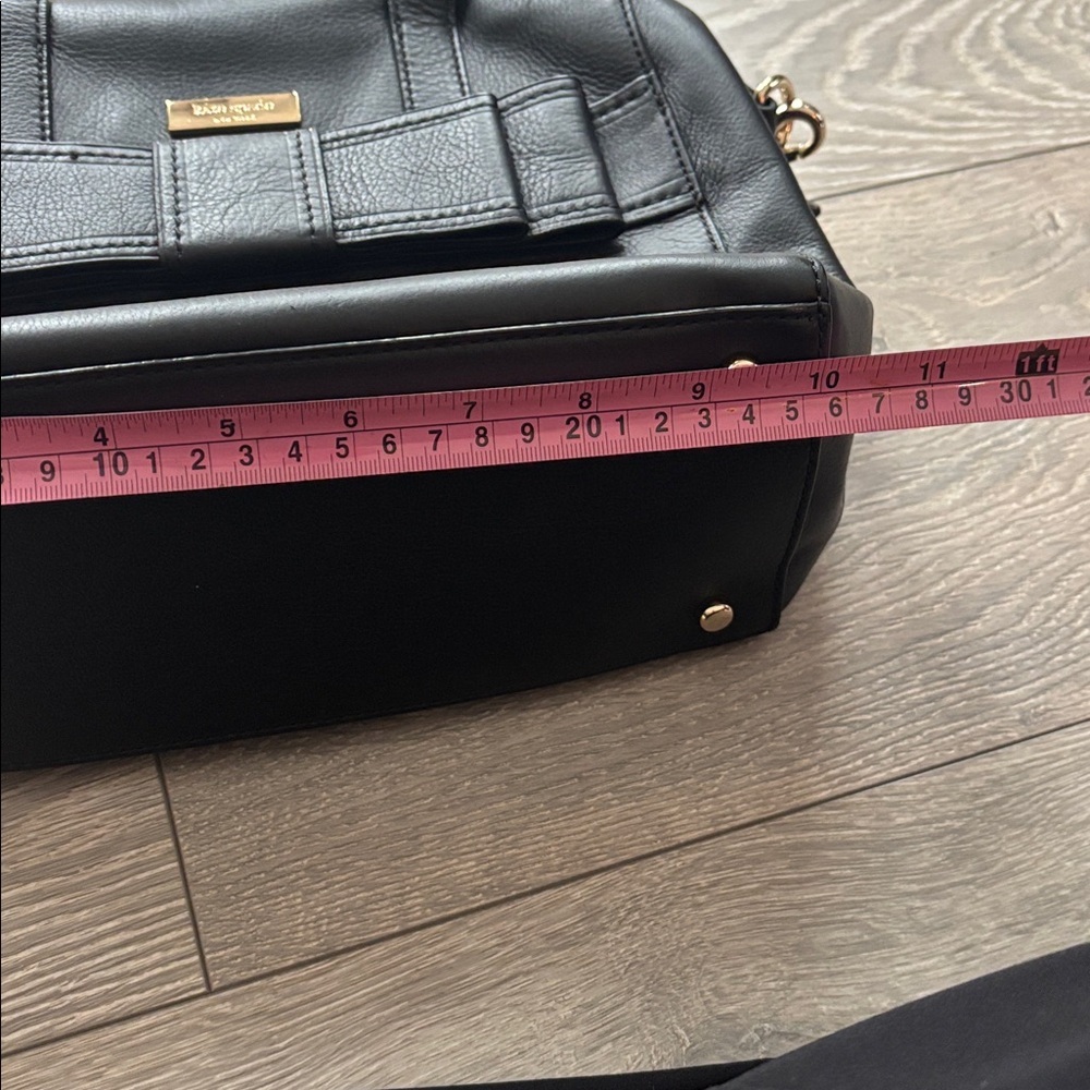 Kate Spade Black Leather Bow Satchel - Picture 4 of 9